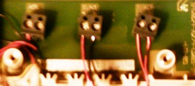 Anschlüsse auf der Platine